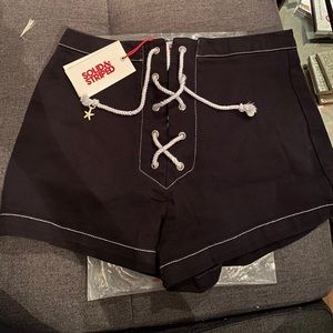 Solid & Striped Denim Sailor Short